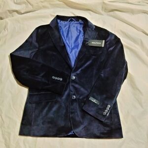 Nautica Men’s Corduroy Jacket Sport Coat Blazer Navy Size M